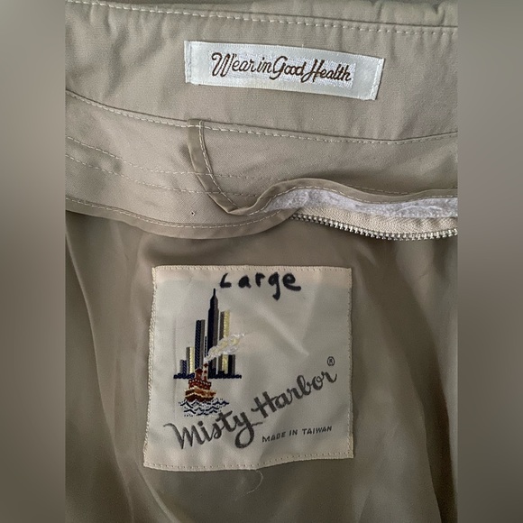 Vintage Misty Harbor Trench Coat Womens Rain Union Label Long, 12P - Picture 11 of 14